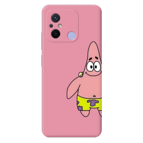 Xiaomi Redmi 12C Spong 1 Pink Colored Silicone TPU Θήκη