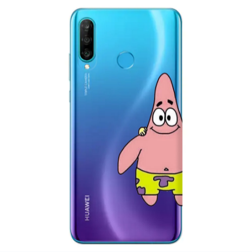 Huawei P30 Lite Spong 1 Transparent Silicone TPU Θήκη