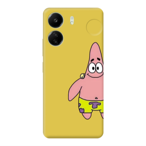 Xiaomi Redmi 13C Spong 1 Yellow Colored Silicone TPU Θήκη