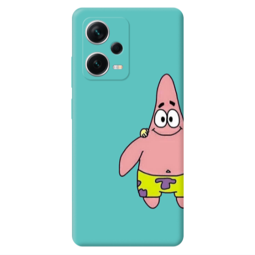 Xiaomi Poco X5 Spong 1 Turquoise Colored Silicone TPU Θήκη