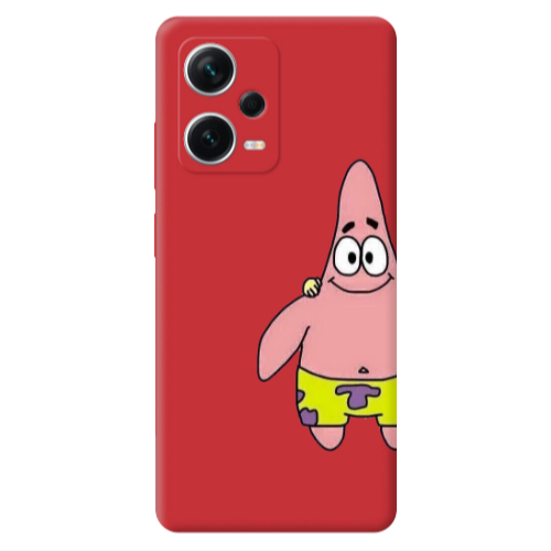 Xiaomi Poco X5 Spong 1 Red Colored Silicone TPU Θήκη