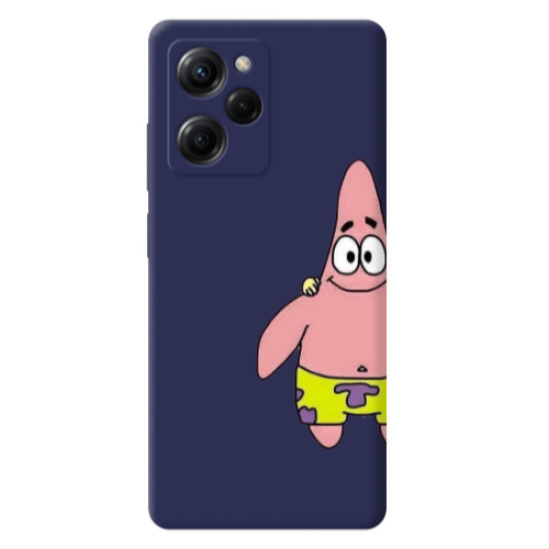 Xiaomi Poco X5 Pro Spong 1 Dark blue Colored Silicone TPU Θήκη