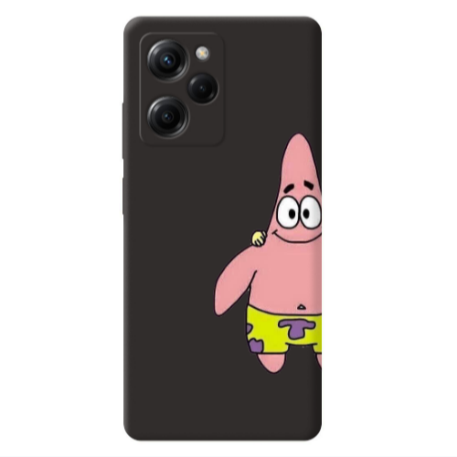 Xiaomi Poco X5 Pro Spong 1 Black Colored Silicone TPU Θήκη