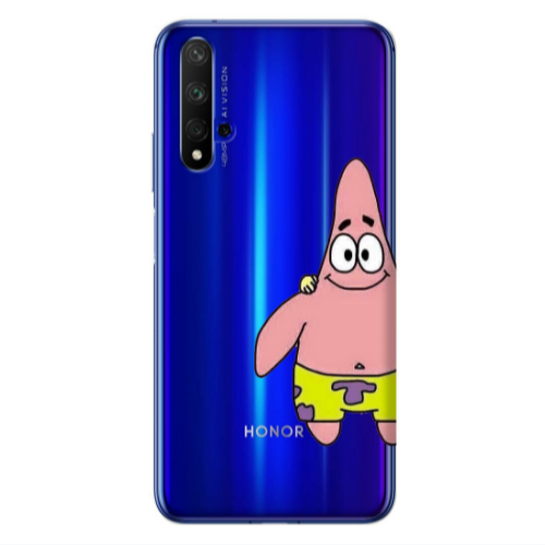 Huawei Nova 5 T Spong 1 Transparent Silicone TPU Θήκη