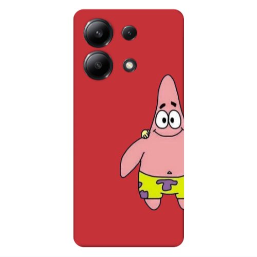 Xiaomi Redmi Note 13 4G Spong 1 Red Colored Silicone TPU Θήκη