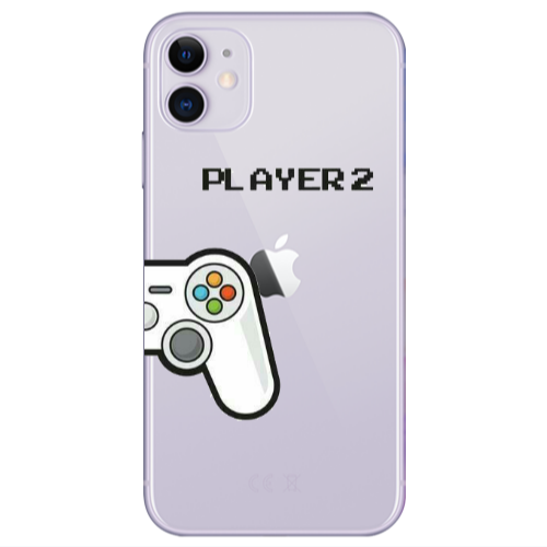 Apple iPhone 11  Player 2 Transparent Silicone TPU Θήκη
