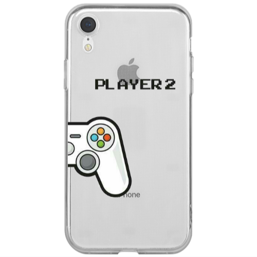 Apple iPhone Xr Player 2 Transparent Silicone TPU Θήκη