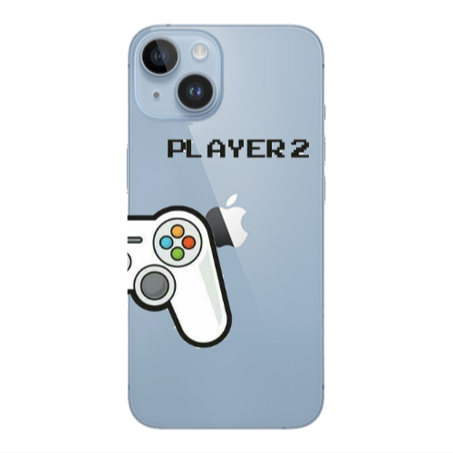 Apple iPhone 14 Plus Player 2 Transparent Silicone TPU Θήκη