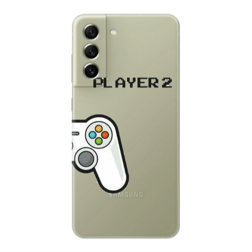 Samsung S21 FE Player 2 Transparent Silicone TPU Θήκη