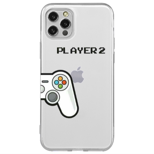 Apple iPhone 12 Pro Player 2 Transparent Silicone TPU Θήκη