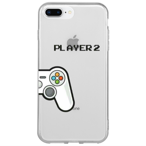 Apple iPhone 7 Plus Player 2 Transparent Silicone TPU Θήκη