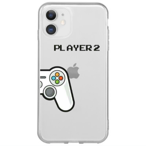 Apple iPhone 12 Mini Player 2 Transparent Silicone TPU Θήκη