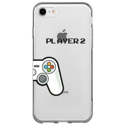 Apple iPhone SE 2020 Player 2 Transparent Silicone TPU Θήκη