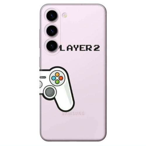 Samsung S23 Plus Player 2 Transparent Silicone TPU Θήκη