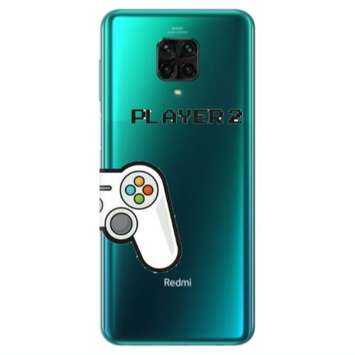 Xiaomi Redmi Note 9S Player 2 Transparent Silicone TPU Θήκη