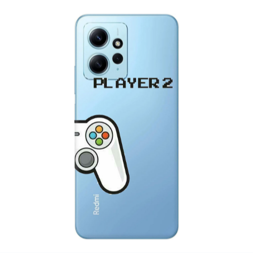 Xiaomi Redmi Note 12 4G Player 2 Transparent Silicone TPU Θήκη