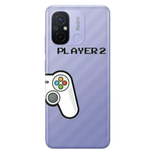 Xiaomi Redmi 12C Player 2 Transparent Silicone TPU Θήκη