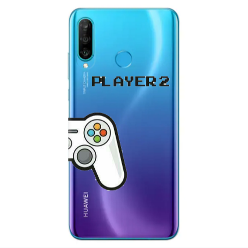 Huawei P30 Lite Player 2 Transparent Silicone TPU Θήκη