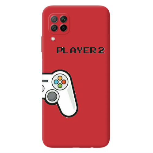 Huawei P40 Lite Player 2 Red Colored Silicone TPU Θήκη