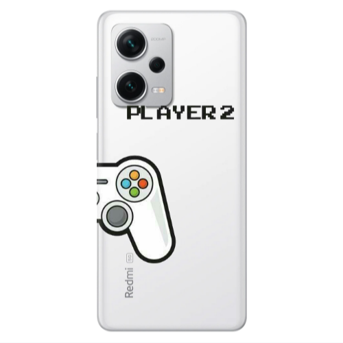 Xiaomi Redmi Note 12 5G Player 2 Transparent Silicone TPU Θήκη