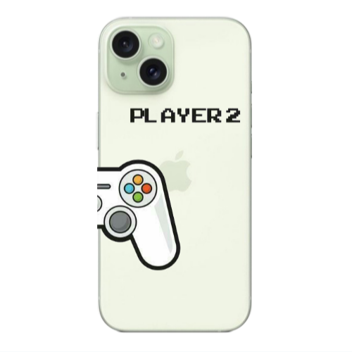 Apple iPhone 15 Player 2 Transparent Silicone TPU Θήκη