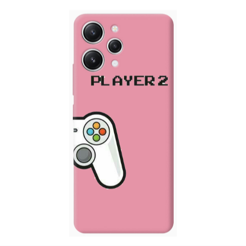 Xiaomi Redmi 12 Player 2 Pink Colored Silicone TPU Θήκη