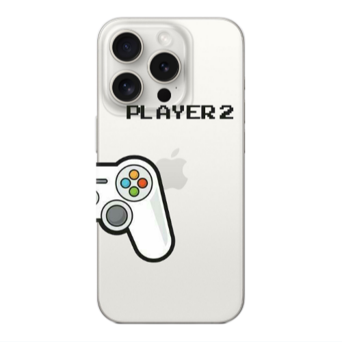 Apple iPhone 15 Pro Max Player 2 Transparent Silicone TPU Θήκη