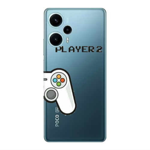 Xiaomi Poco F5 Player 2 Transparent Silicone TPU Θήκη