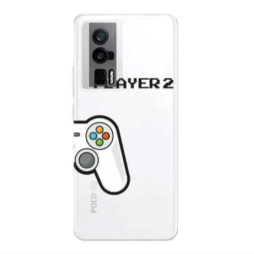 Xiaomi Poco F5 Pro Player 2 Transparent Silicone TPU Θήκη