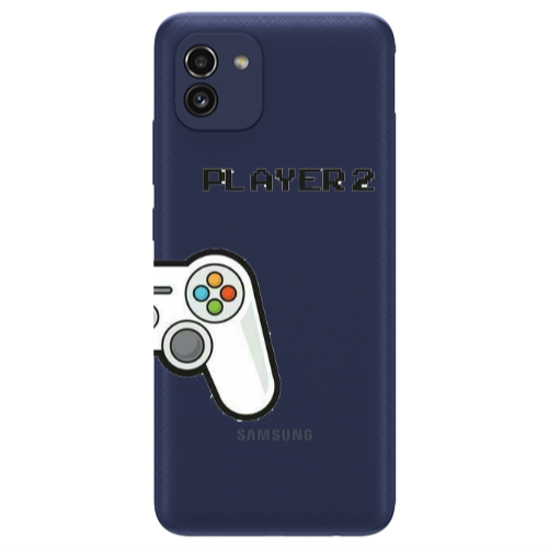 Samsung A03 Player 2 Transparent Silicone TPU Θήκη