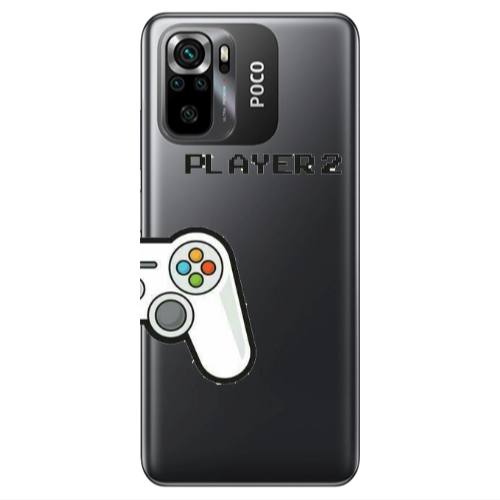 Xiaomi Poco M5 s Player 2 Transparent Silicone TPU Θήκη