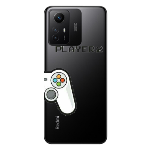 Xiaomi Redmi Note 12s Player 2 Transparent Silicone TPU Θήκη
