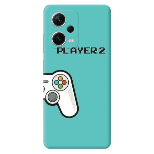 Xiaomi Poco X5 Player 2 Turquoise Colored Silicone TPU Θήκη