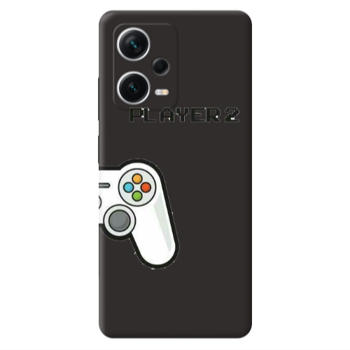 Xiaomi Poco X5 Player 2 Black Colored Silicone TPU Θήκη