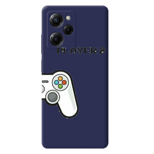 Xiaomi Poco X5 Pro Player 2 Dark blue Colored Silicone TPU Θήκη