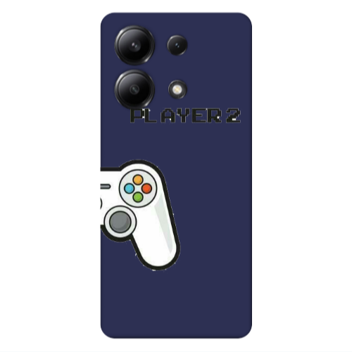 Xiaomi Redmi Note 13 4G Player 2 Dark blue Colored Silicone TPU Θήκη