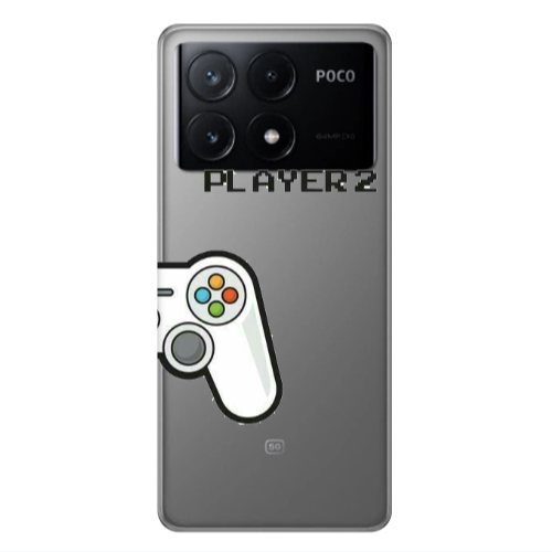 Xiaomi Poco X6Pro 5G Player 2 Transparent Silicone TPU Θήκη