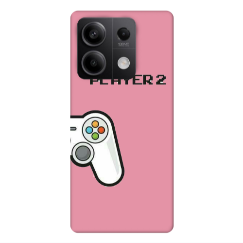 Xiaomi Redmi Note 13Pro 5G Player 2 Pink Colored Silicone TPU Θήκη