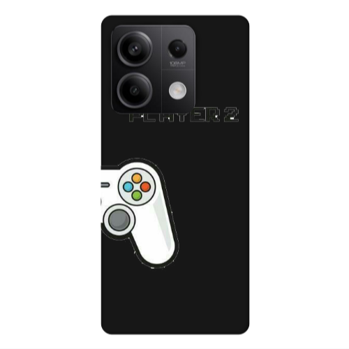 Xiaomi Redmi Note 13Pro 5G Player 2 Black Colored Silicone TPU Θήκη