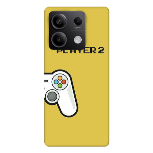 Xiaomi Redmi Note 13Pro 5G Player 2 Yellow Colored Silicone TPU Θήκη