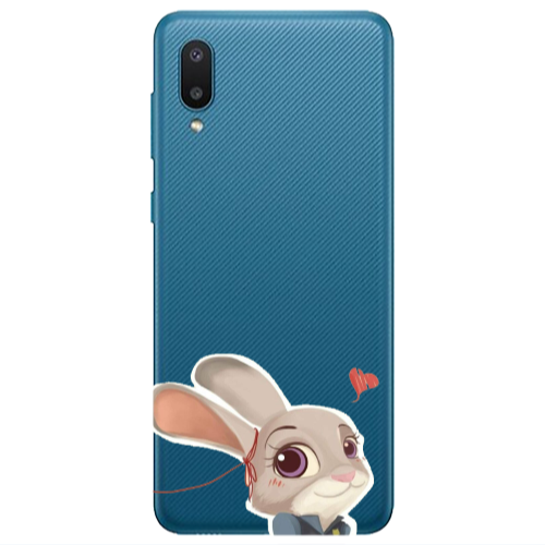 Samsung A02 Valentines 16 Transparent Silicone TPU Θήκη