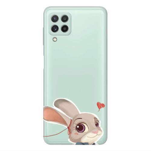 Samsung A22 4G Valentines 16 Transparent Silicone TPU Θήκη