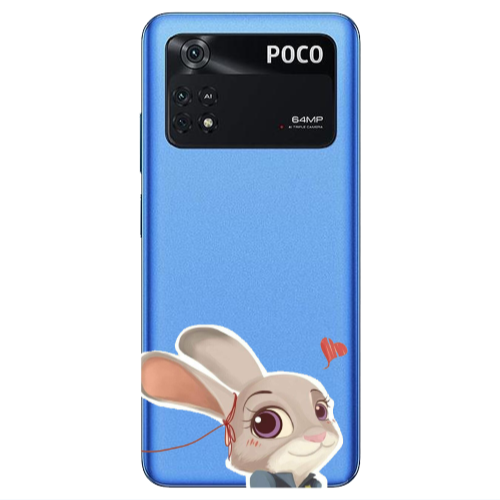 Xiaomi Poco M4 Pro 4G Valentines 16 Transparent Silicone TPU Θήκη