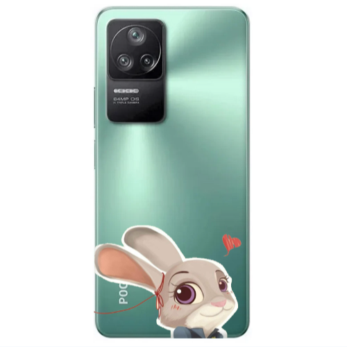 Xiaomi Poco F4 Valentines 16 Transparent Silicone TPU Θήκη