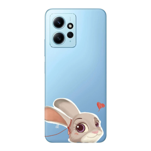 Xiaomi Redmi Note 12 4G Valentines 16 Transparent Silicone TPU Θήκη