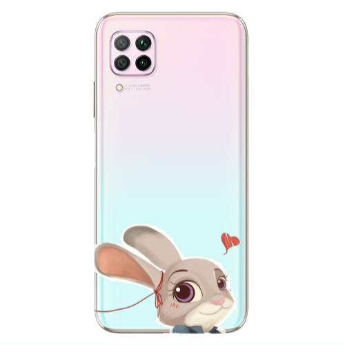 Huawei P40 Lite Valentines 16 Transparent Silicone TPU Θήκη