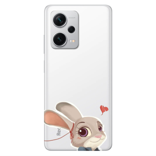 Xiaomi Redmi Note 12 5G Valentines 16 Transparent Silicone TPU Θήκη