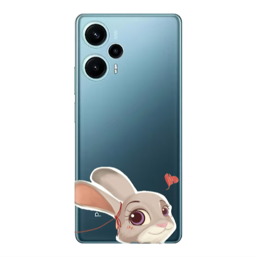 Xiaomi Poco F5 Valentines 16 Transparent Silicone TPU Θήκη