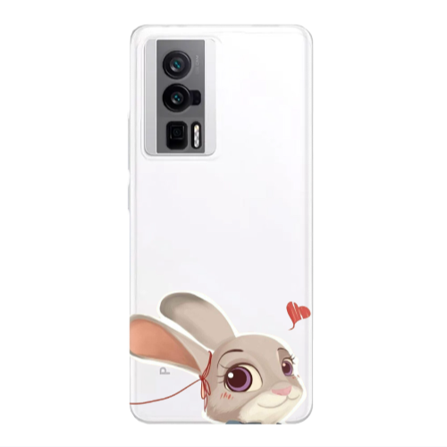 Xiaomi Poco F5 Pro Valentines 16 Transparent Silicone TPU Θήκη