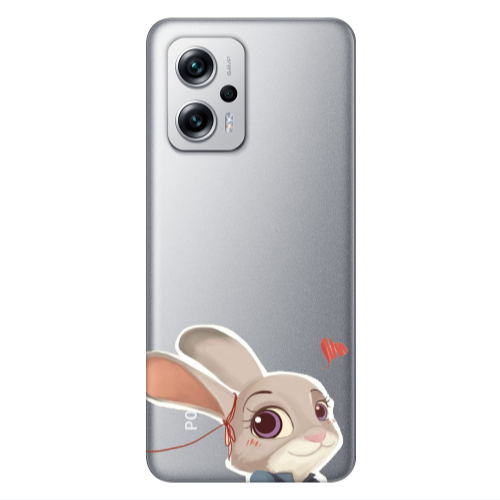 Xiaomi Poco X4 GT Valentines 16 Transparent Silicone TPU Θήκη